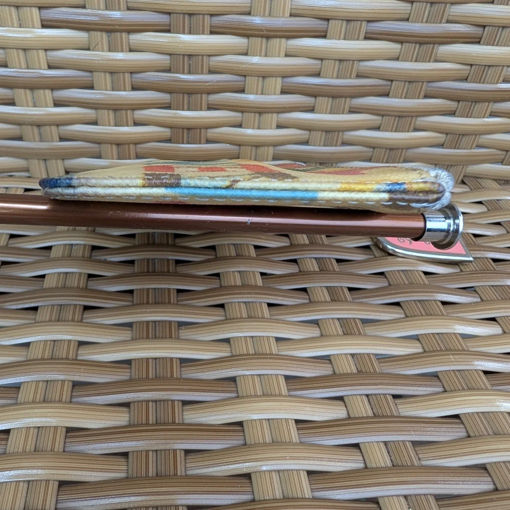 Dooney & Bourke Multicolor Graffiti Doodle Card Holder Coin Wallet Key Chain - Picture 7 of 15